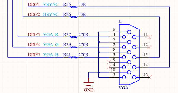 VGA模块电路