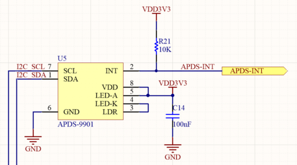 APDS-9901模块电路